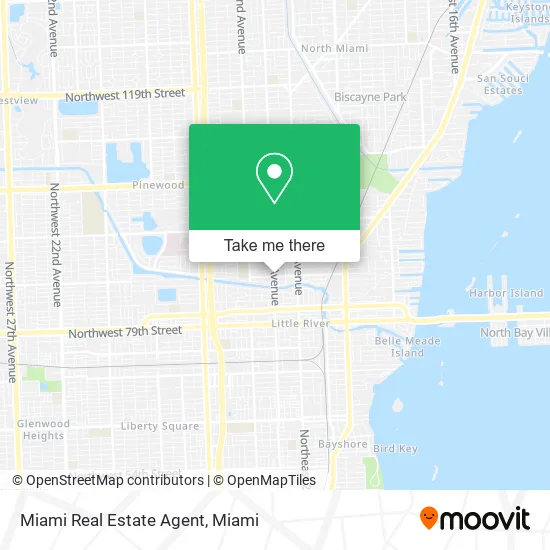 Miami Real Estate Agent map