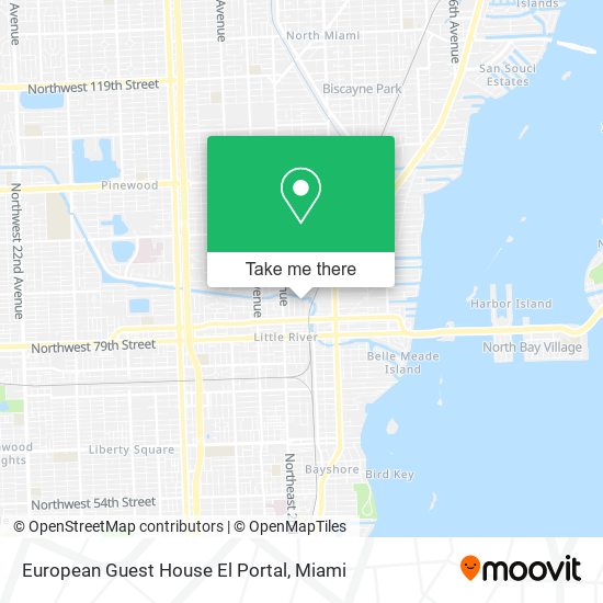 European Guest House El Portal map