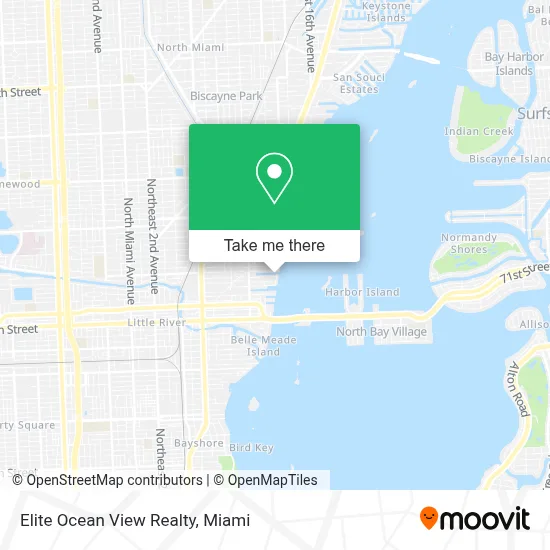 Elite Ocean View Realty map