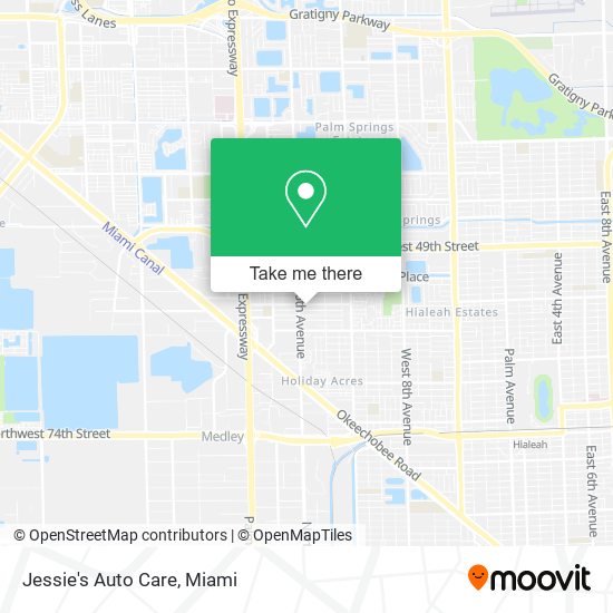 Jessie's Auto Care map