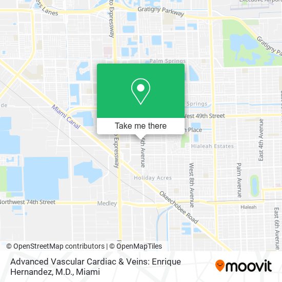 Advanced Vascular Cardiac & Veins: Enrique Hernandez, M.D. map