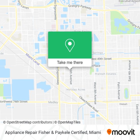 Appliance Repair Fisher & Paykele Certified map