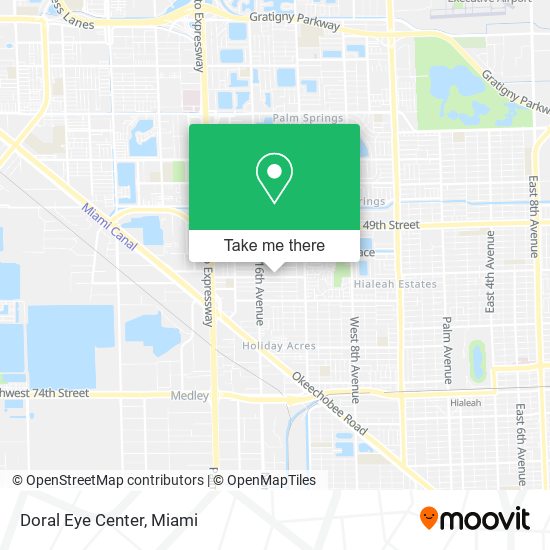 Doral Eye Center map