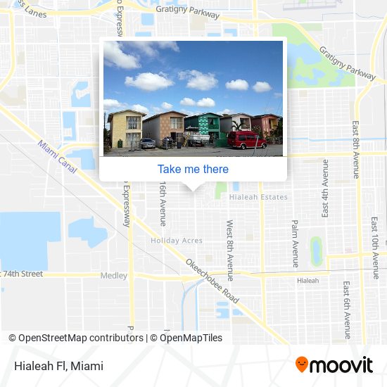 Hialeah Fl map