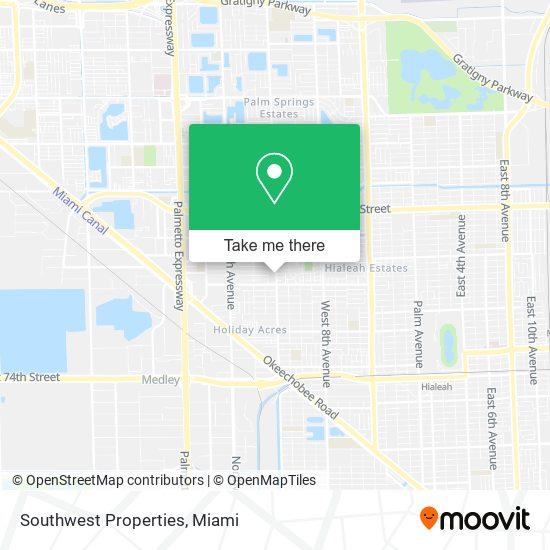 Mapa de Southwest Properties