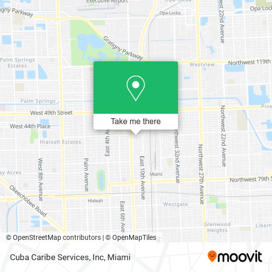 Cuba Caribe Services, Inc map