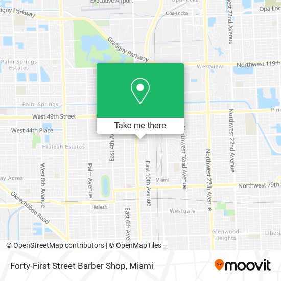 Mapa de Forty-First Street Barber Shop
