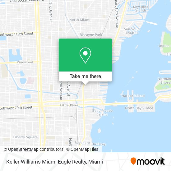 Keller Williams Miami Eagle Realty map