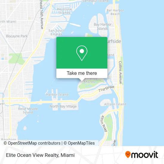 Elite Ocean View Realty map