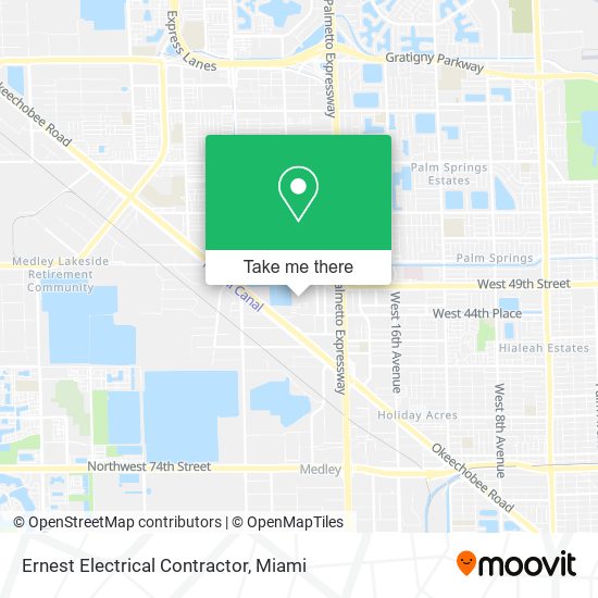 Mapa de Ernest Electrical Contractor