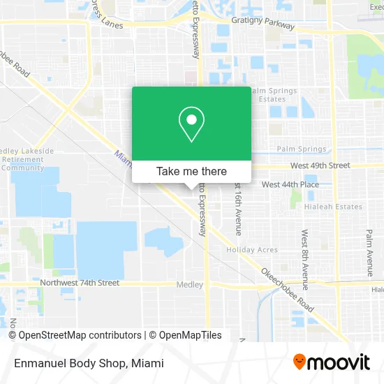 Enmanuel Body Shop map