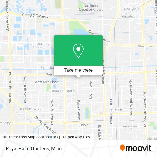 Mapa de Royal Palm Gardens