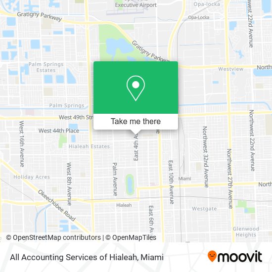 All Accounting Services of Hialeah map