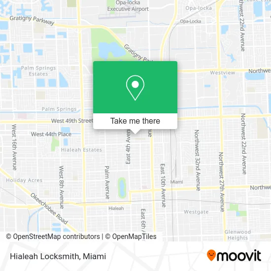 Hialeah Locksmith map