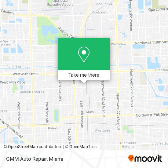 GMM Auto Repair map