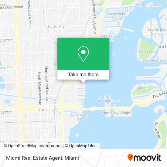 Miami Real Estate Agent map