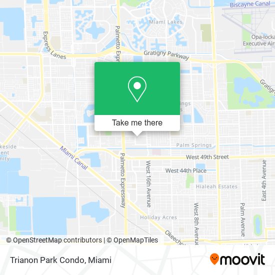 Trianon Park Condo map