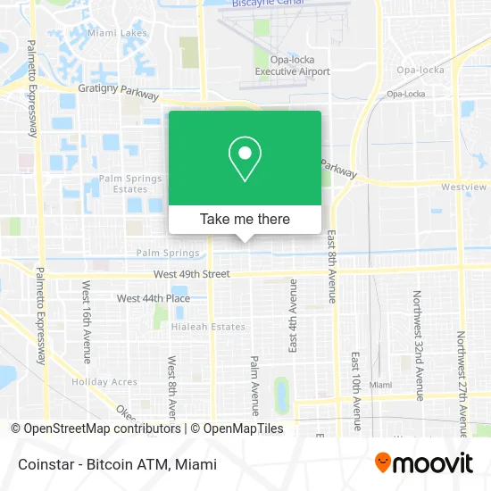 Coinstar - Bitcoin ATM map