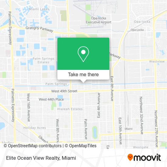 Elite Ocean View Realty map
