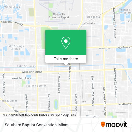 Southern Baptist Convention map