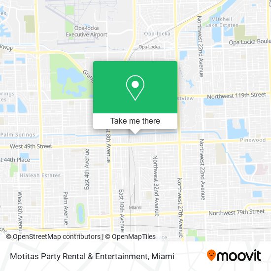 Motitas Party Rental & Entertainment map