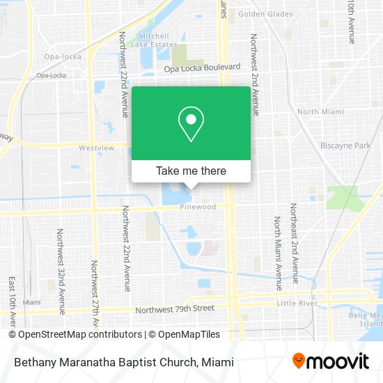 Bethany Maranatha Baptist Church map