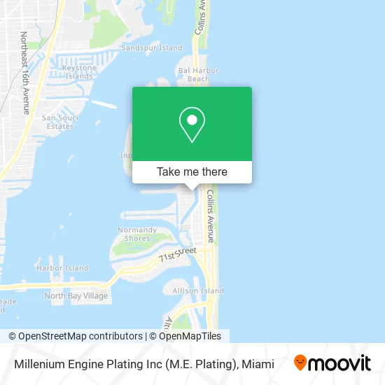 Millenium Engine Plating Inc (M.E. Plating) map