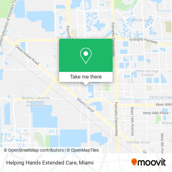 Mapa de Helping Hands Extended Care