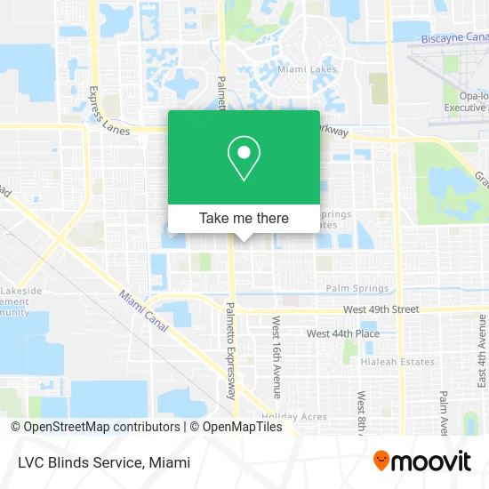 LVC Blinds Service map