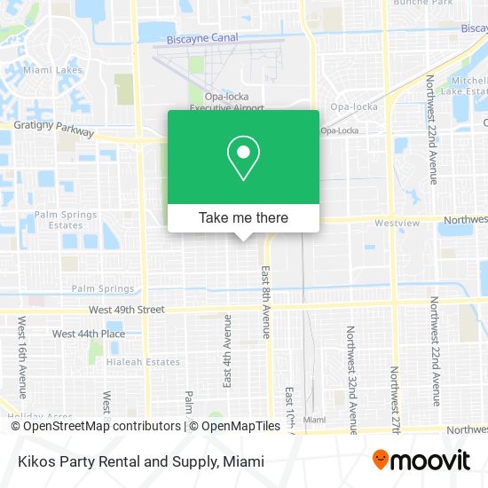 Kikos Party Rental and Supply map