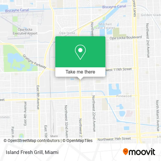 Island Fresh Grill map