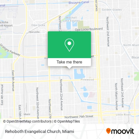 Mapa de Rehoboth Evangelical Church