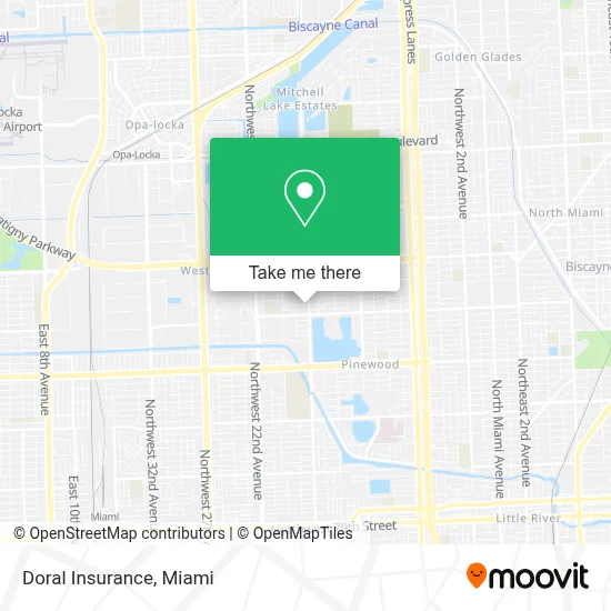 Doral Insurance map