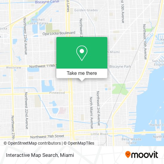 Interactive Map Search map