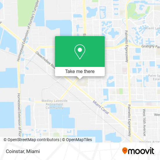 Coinstar map