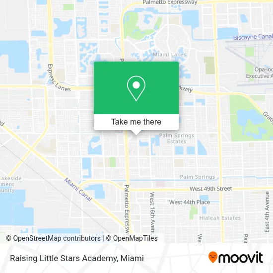Raising Little Stars Academy map