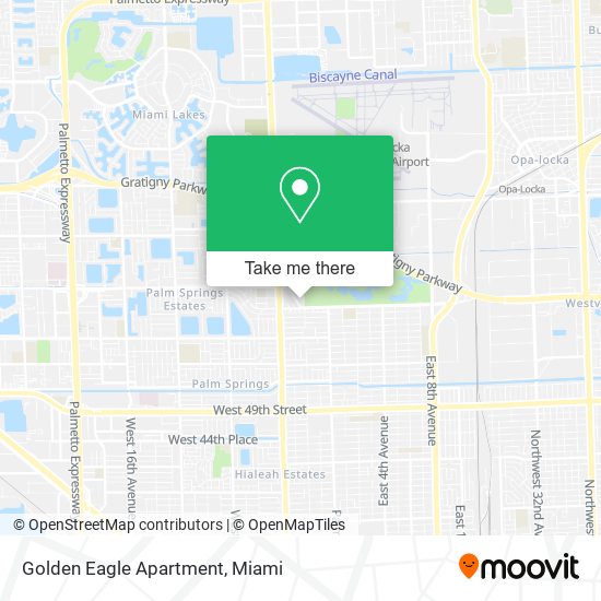 Golden Eagle Apartment map