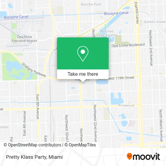 Pretty Klass Party map