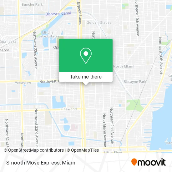Smooth Move Express map
