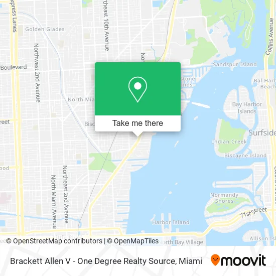 Mapa de Brackett Allen V - One Degree Realty Source