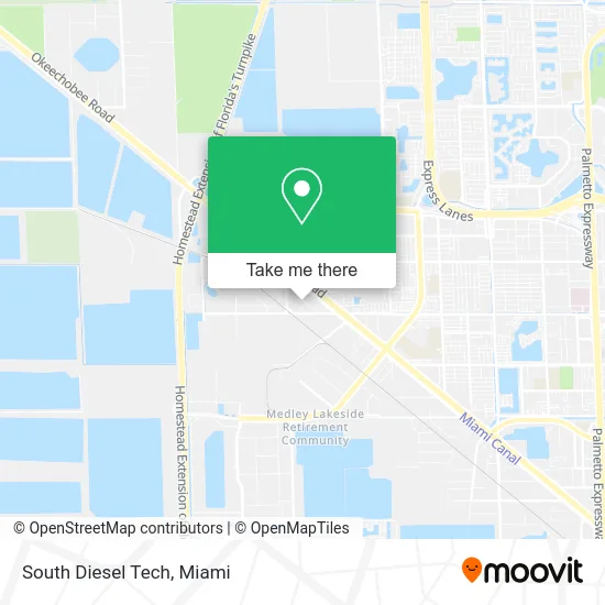 South Diesel Tech map