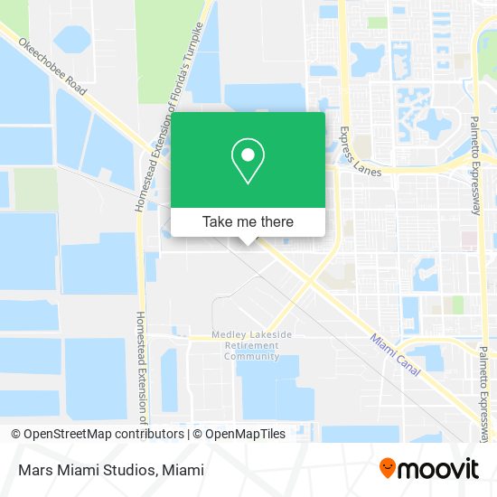 Mars Miami Studios map