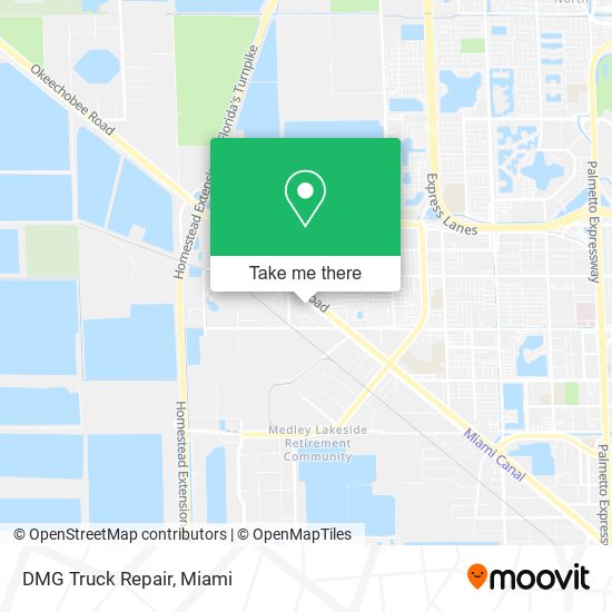 DMG Truck Repair map