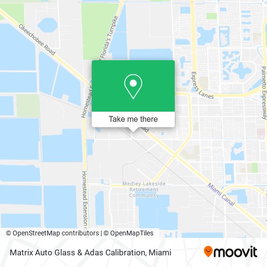 Matrix Auto Glass & Adas Calibration map