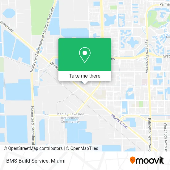 BMS Build Service map