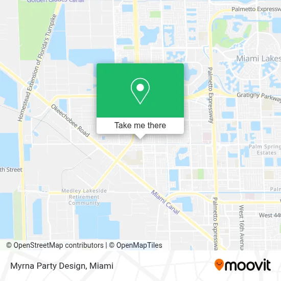 Myrna Party Design map