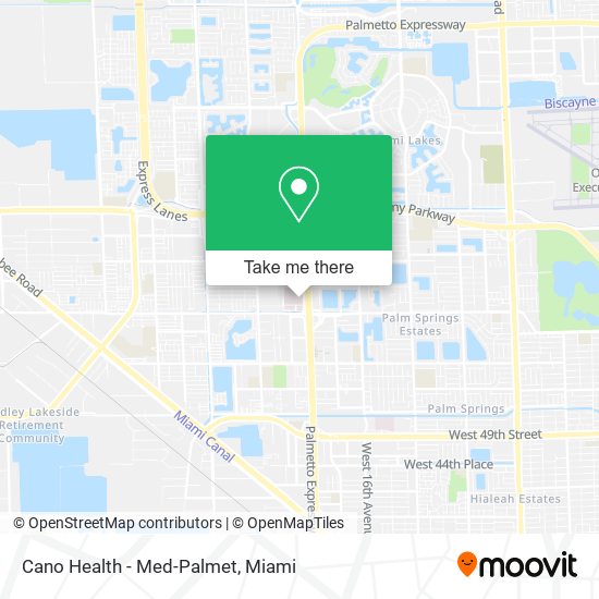 Cano Health - Med-Palmet map