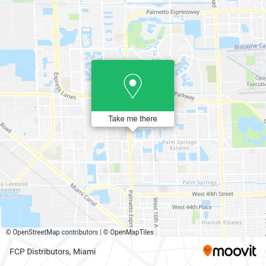 FCP Distributors map