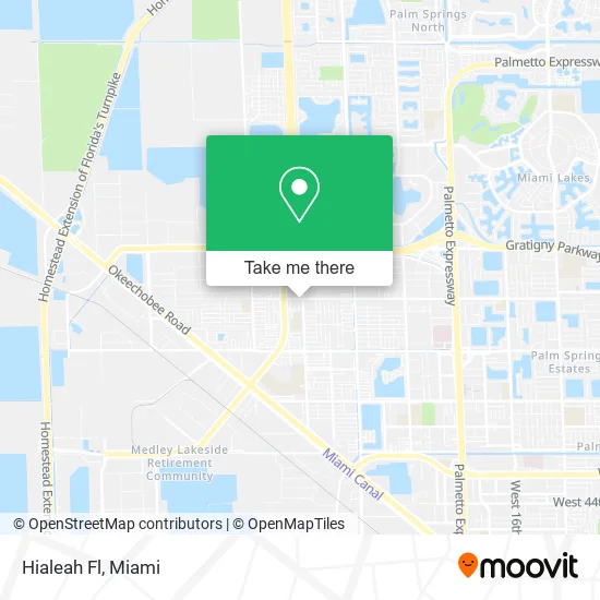 Hialeah Fl map