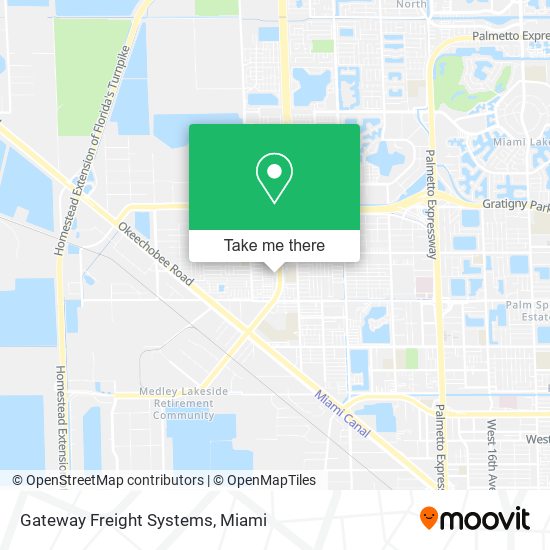 Gateway Freight Systems map